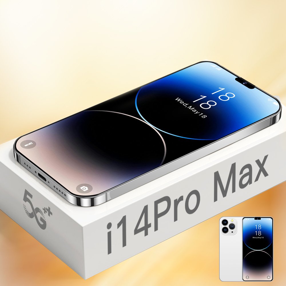 Original 14 Pro Max 6.8 Inch 12gb + 512gb Android Smartphone 10 Core 5g Let Phone Screen Face Id Global Version Mobile Phone